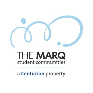 A logo of the marq student communities.