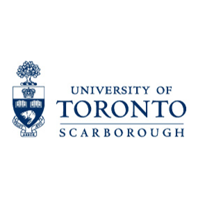 A blue and white logo of the university of toronto.